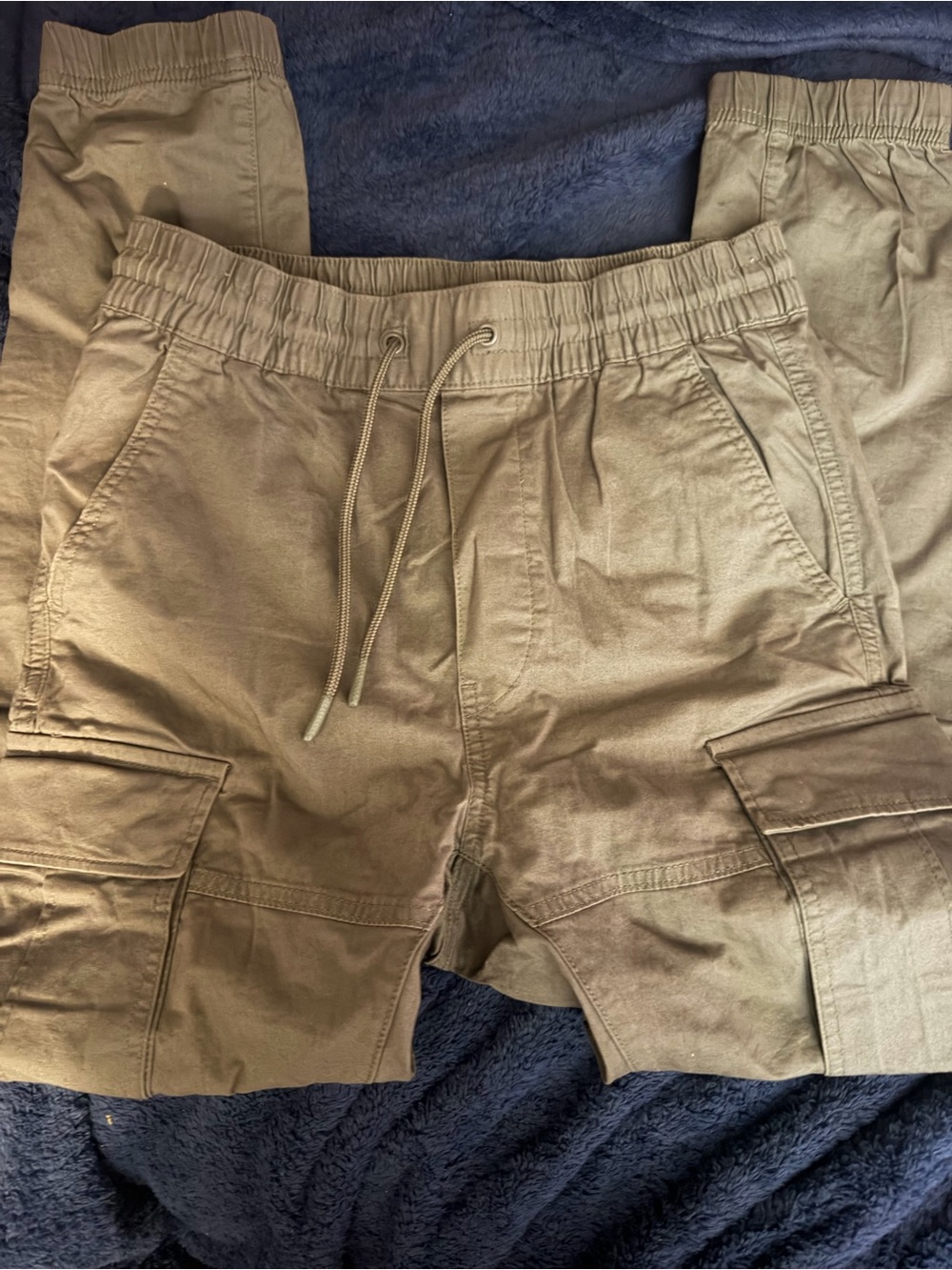 H&M Men’s Khaki Cargo Drawstring pants